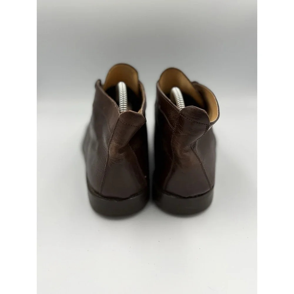 Stanley Blacker Chukka Leather Dress Boots Men's Size 11M Brown Made In Italy
